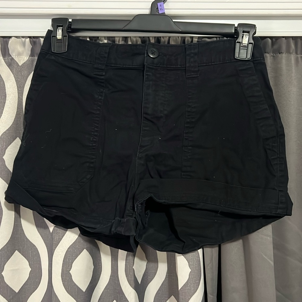 Black Khaki Shorts